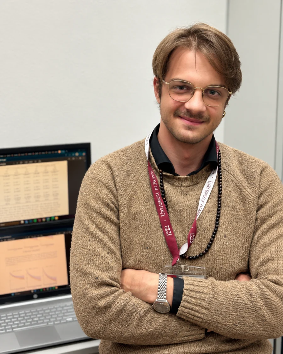 Riccardo Rasoni at his desk